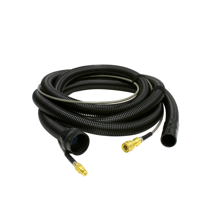 15ft. 1.25″ Vacuum and Solution Hose Combo